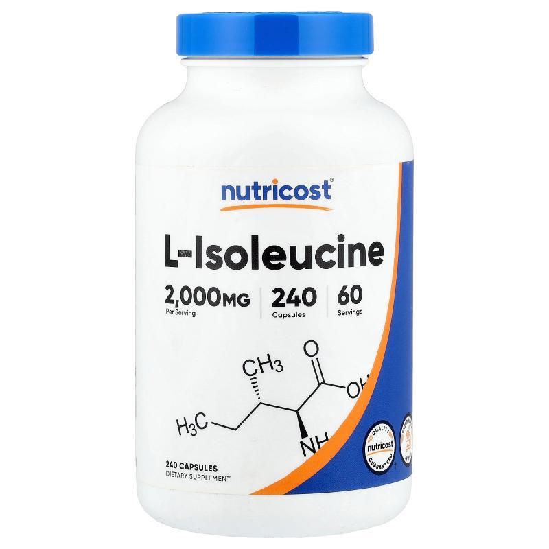 Nutricost,L-Isoleucine, 240 Capsules (500 mg per Capsule)