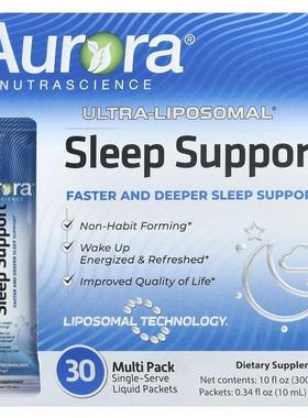 Aurora Nutrascience,Ultra-Liposomal Sleep Support, 30 Packet