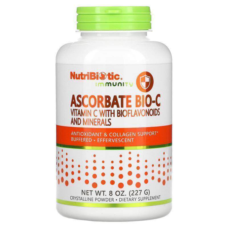 NutriBiotic生物类黄酮和矿物质的维生素C粉