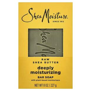 SheaMoisture生乳木果油皂条含乳香和没方剂提取物补水焕活肌肤