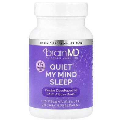 BrainMD,Quiet My Mind Sleep, 60 Vegan Capsules