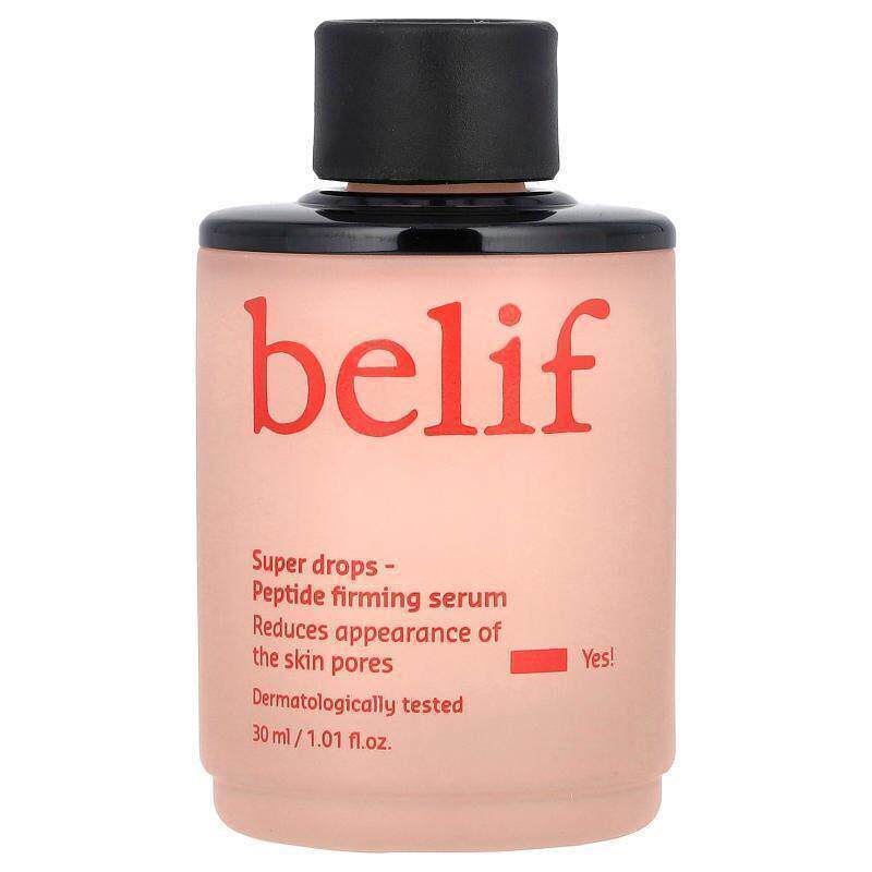 belif,超级滴剂，肽紧雅精华，1.01 液量盎司（30 毫升）