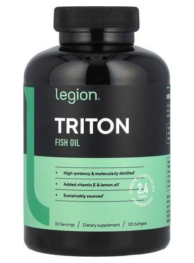 Legion Athletics,Triton 鱼油，120 粒软胶囊