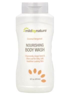 Mild By Nature,滋养沐浴露，椰子弗手柑香，16 液量盎司（473 毫