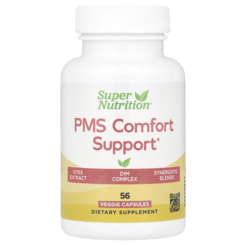 Super Nutrition,PMS 舒适支持，56 粒素食胶囊