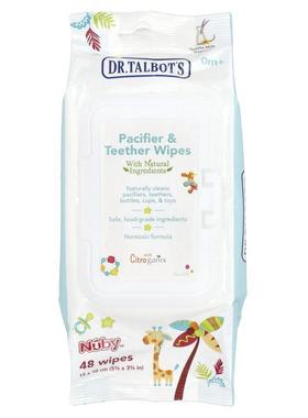 Dr. Talbot's,奶嘴及牙胶湿巾0 个月以上香草牛奶