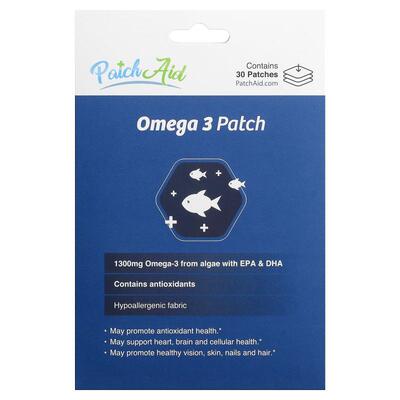 PatchAid,Omega 3 贴片，30 片贴片