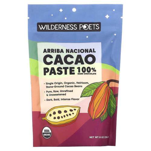 Wilderness Poets LLC,有机 Arriba Nacional 可可酱，黑巧克力，