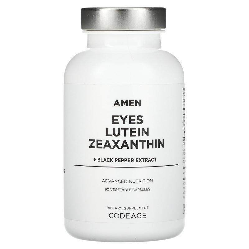 Codeage,Amen, Eyes, Lutein, Zeaxanthin + Black Pepper Extrac