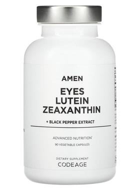 Codeage,Amen, Eyes, Lutein, Zeaxanthin + Black Pepper Extrac