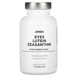 Codeage,Amen, Eyes, Lutein, Zeaxanthin + Black Pepper Extrac