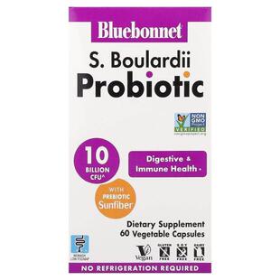 Bluebonnet Nutrition,S. Boulardii Probiotic, 60 Capsules