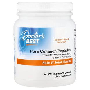 Doctor's Best,Pure Collagen Peptides With Added Hyaluronic A