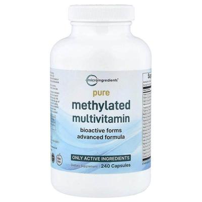 Micro Ingredients,Pure Methylated Multivitamin, 240 Capsules