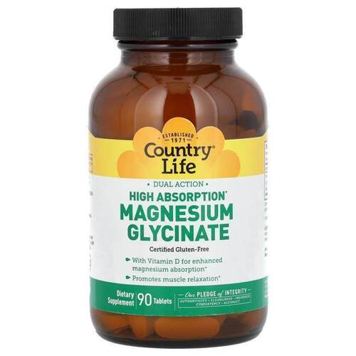 乡村生活,High Absorption, Dual Action Magnesium Glycinate, 9