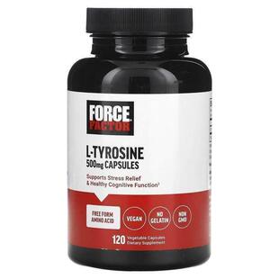 Force Factor,L-Tyrosine, 250 mg, 120 Vegetable Capsules