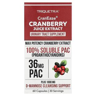 Triquetra Health,CranEaze®，蔓越莓汁提取物，60 粒胶囊