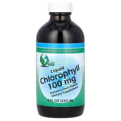 World Organic,Liquid Chlorophyll, 100 mg, 8 fl oz (237 ml)