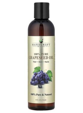 Handcraft Blends,100% Pure Grapeseed Oil, 8 fl oz (236 ml)