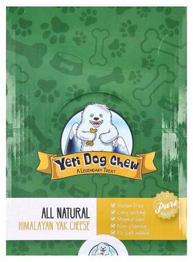 Yeti Dog Chew,Himalayan Yak Cheese, For Dogs, Large, 3 lbs