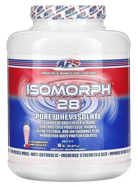 APS,Isomorph 28, Pure Whey Isolate, Strawberry Milkshake