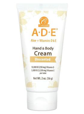Carlson,A-D-E, Hand &amp;amp;amp; Body Cream, Unscented