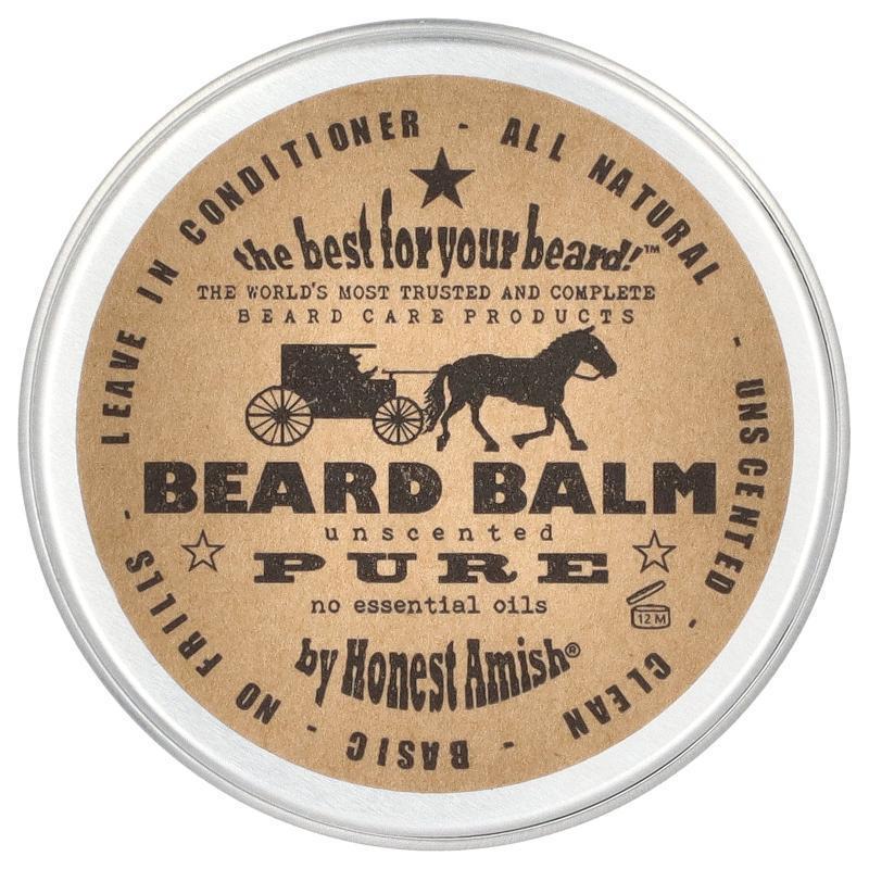 Honest Amish,全净胡须膏，无香型，2 液量盎司（60 毫升）