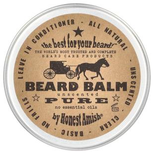 Honest Amish,全净胡须膏，无香型，2 液量盎司（60 毫升）