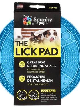 Spunky Pup,The Lick Pad, Dog &amp; Cat, Round, 1 Count