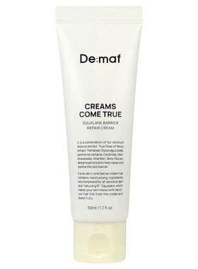 DE:MAF,Creams Come True, Squalane Barrier Repair Cream, 1.7