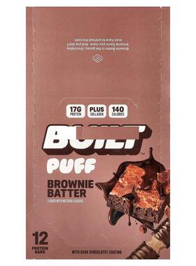 Built,Puff, Protein Bars, Brownie Batter, 12 Bars, 1.41 oz (