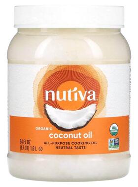 Nutiva优缇 精制椰子油 炒菜烹饪凉拌食用油