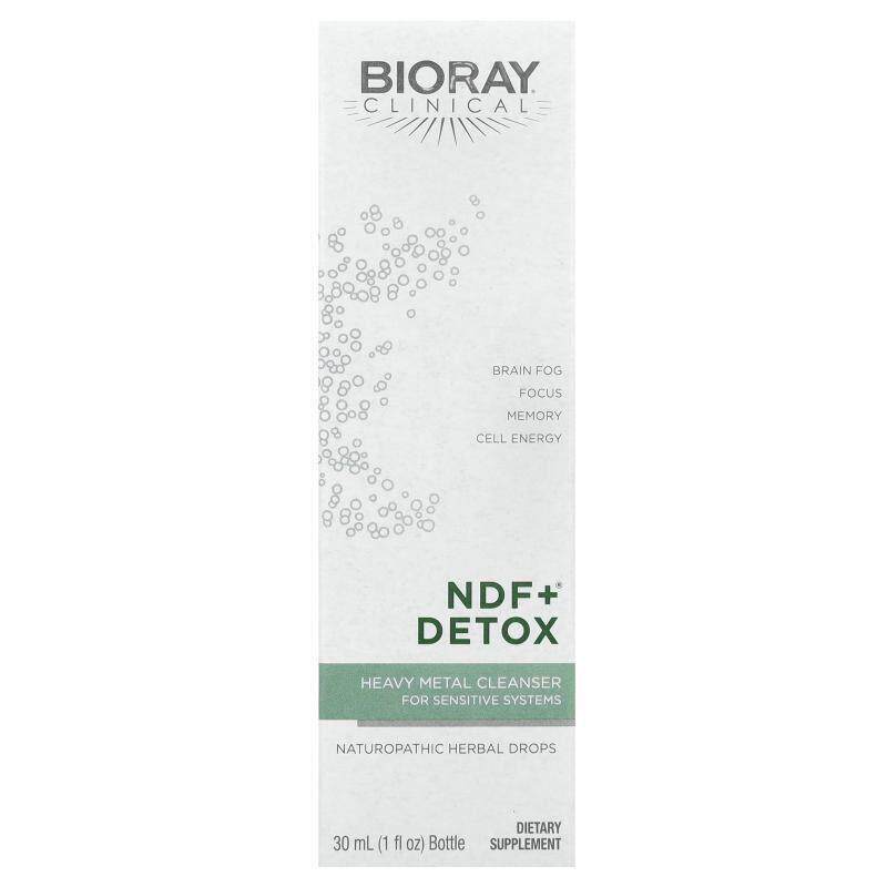 Bioray,NDF Plus,温和的重金属解除毒素滴剂,1 液量盎司(30 毫