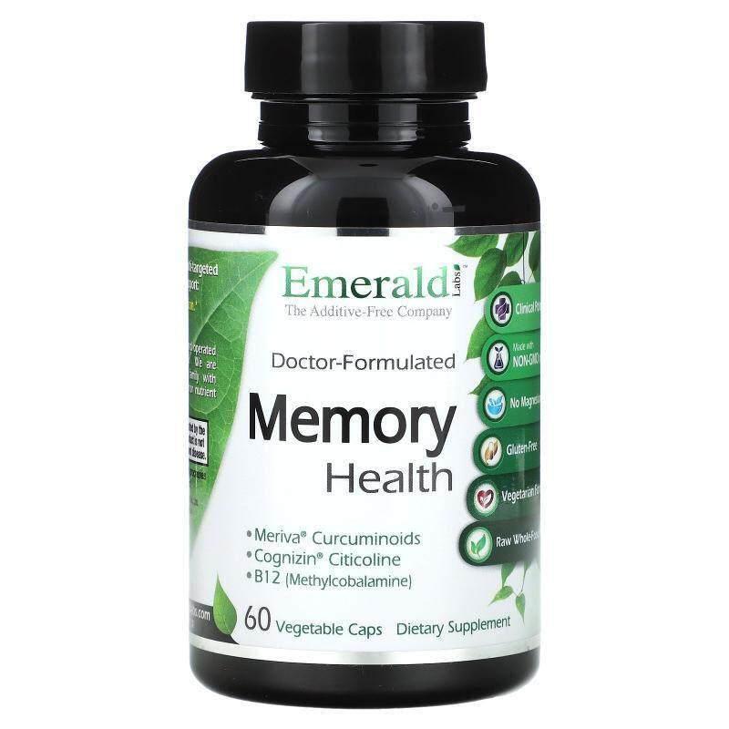 Emerald Laboratories,记忆健康，60粒素食素食帽