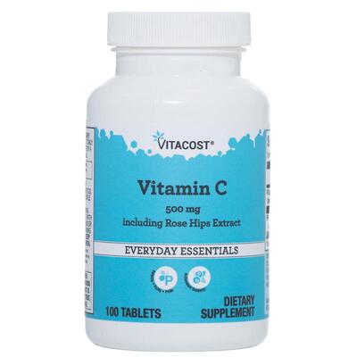 Vitacost,Vitamin C Including Rose Hips Extract, 100 Tablets