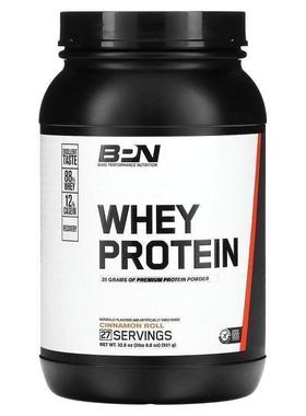 Bare Performance Nutrition,Whey Protein, Cinnamon Roll, 2 lb