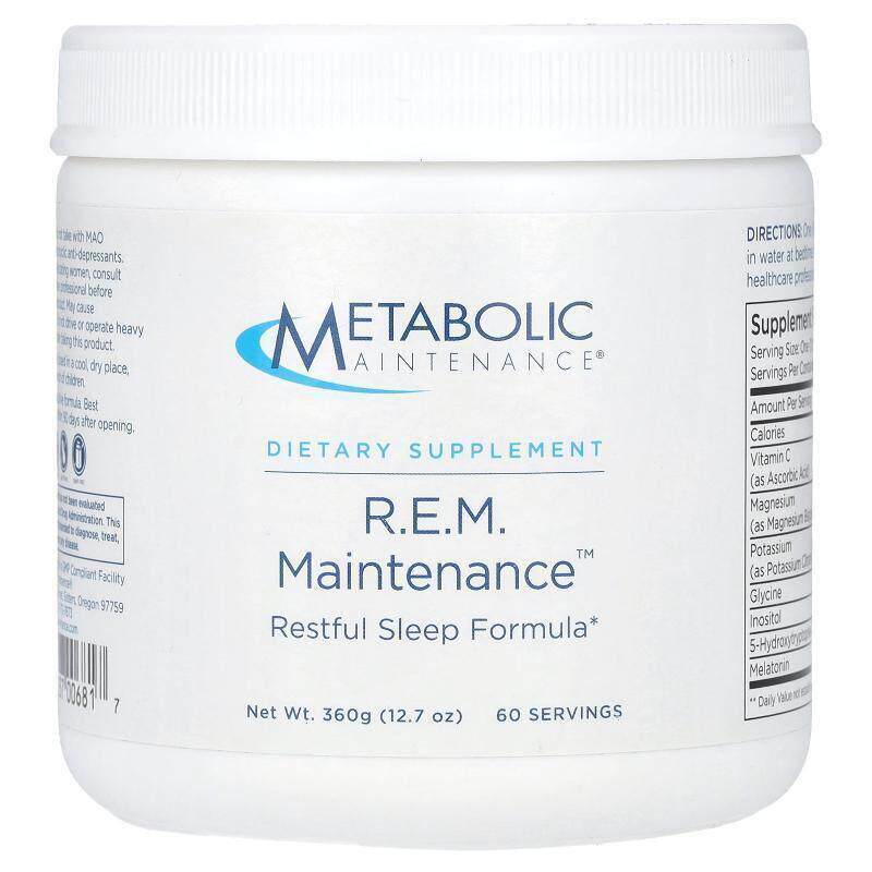 Metabolic Maintenance,R.E.M. Maintenance，天然促进睡眠，12.7