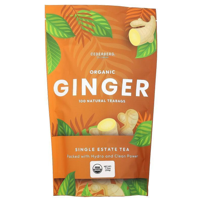 Cederberg Tea Co,Organic Ginger, Caffeine Free, 100 Natural