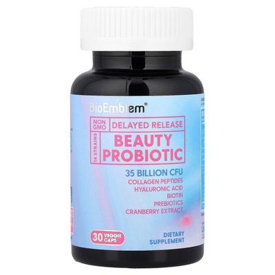 BioEmblem,Beauty Probiotic, 30 Veggie Caps