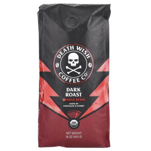 Death Wish Coffee,特强咖啡，全豆，深度烘焙