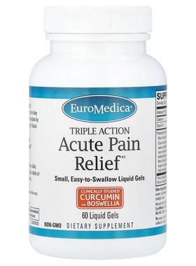 EuroMedica,Acute Pain Relief, 60 Liquid Gels
