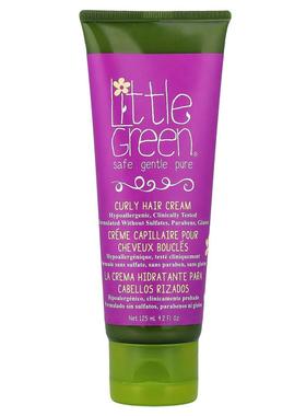 Little Green Cares,Curly Hair Cream, 4.2 fl oz (125 ml)