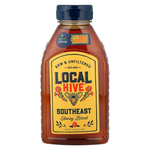 Local Hive,Honey Blend, Southeast, Raw & Unfiltered, 16