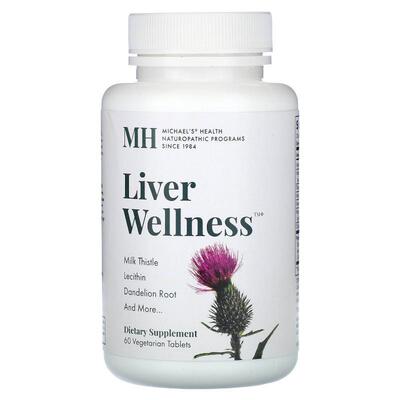 Michael's Naturopathic,Liver Wellness, 60 Vegetarian Tablets