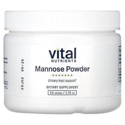 Vital Nutrients,Mannose Powder, 1.76 oz (50 g)