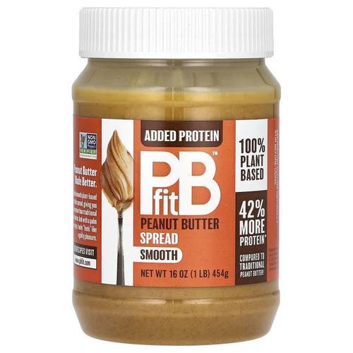 PBfit,Peanut Butter Spread, Smooth, 16 oz (454 g)
