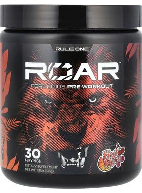 Rule One Proteins,Roar, Ferocious Pre-Workout, Fruit Punch,
