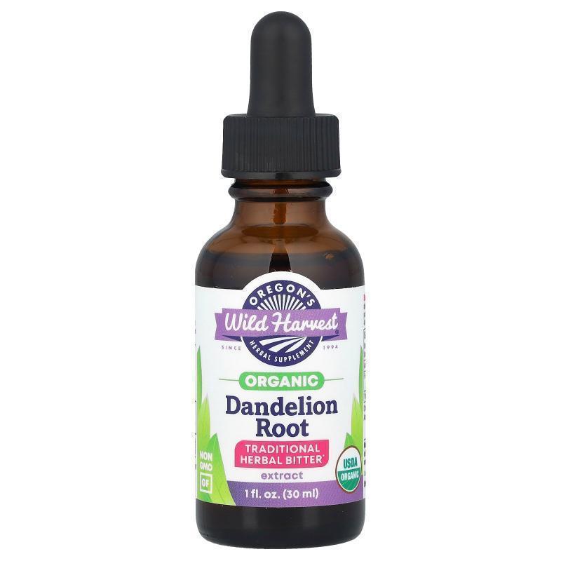 Oregons Wild Harvest,Organic Dandelion Root Extract, 1,000 m