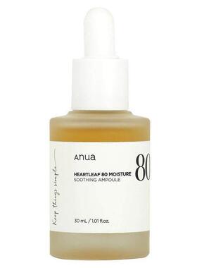 Anua,Heartleaf 80% Moisture Soothing Ampoule, 1.01 fl oz (30