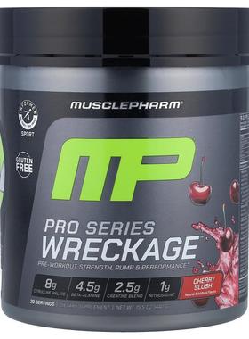 MP,Pro Series Wreckage™, Pre-Workout, Cherry Slush, 15.5 oz